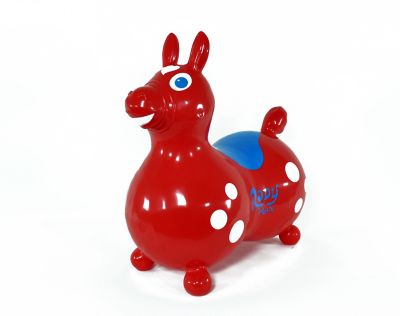 Gymnic Rody Max Inflatable Horse Ride-On Toy, Red