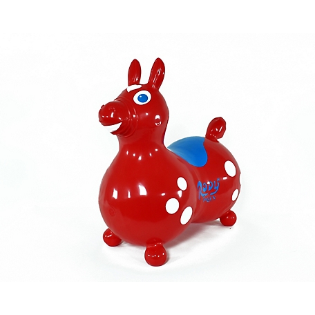 Gymnic Rody Max Inflatable Horse Ride-On Toy, Red