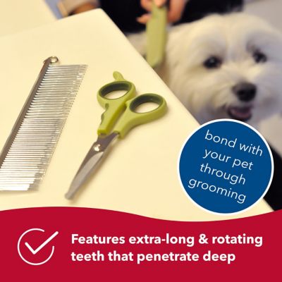 Image showing  Dog Grooming Comb for Medium or Fine Coats, 4 1/2 in., W558 NCL00