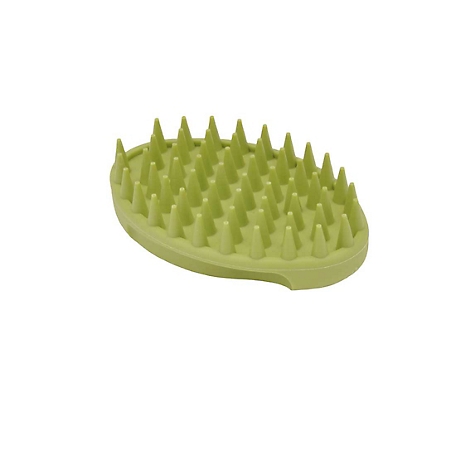 Safari Dog Rubber Curry Brushes, Soft Grip