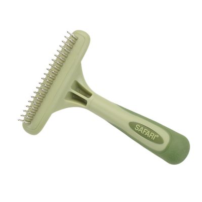 Safari Dog Single Undercoat Rake with Rotating Pins, Small (6.25 in. x 4.5 in.), W6193 NCL00