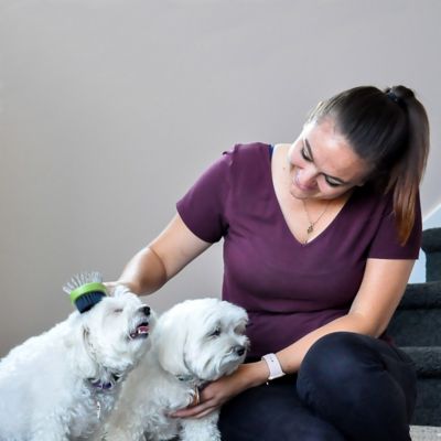 Image showing  Plastic Pin and Bristle Combo Brush, Large, W6152 CMBLRG