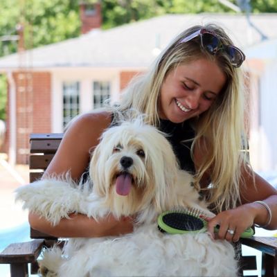 Image showing  Plastic Pin and Bristle Combo Brush, Large, W6152 CMBLRG