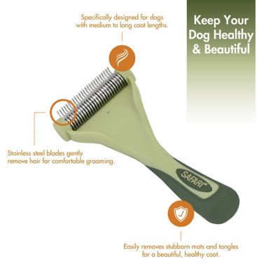 Image showing  Shed Magic Dog Deshedding Tool for Dogs with Medium to Long Hair, W6125 NCL00