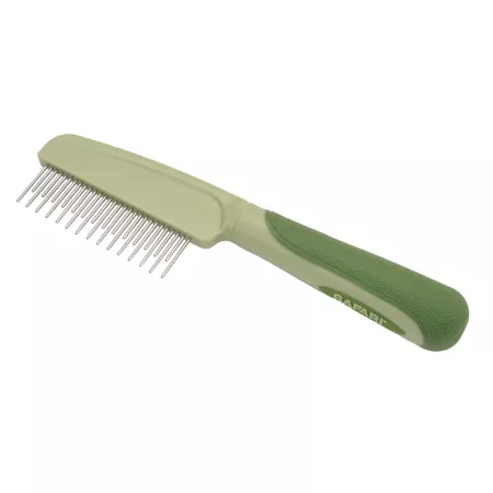 Safari Dog Comb with Rotating Teeth (7.5" L x 2" L) W595 NCL00 Pet Brushes & Combs