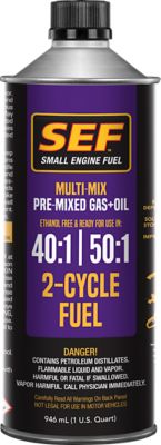 SEF 32 oz. Multi-Mix 40:1 50:1 Pre-Mixed Fuel