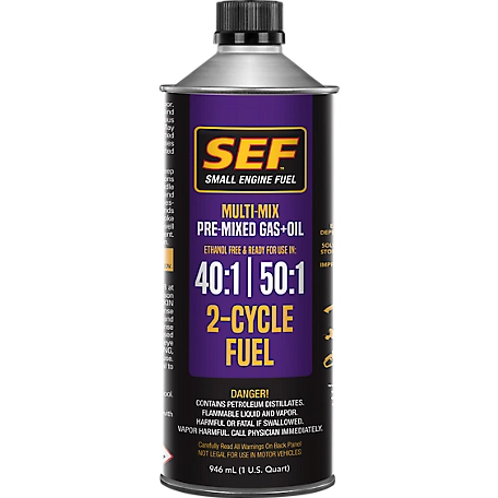 SEF 32 oz. Multi-Mix 40:1 50:1 Pre-Mixed Fuel