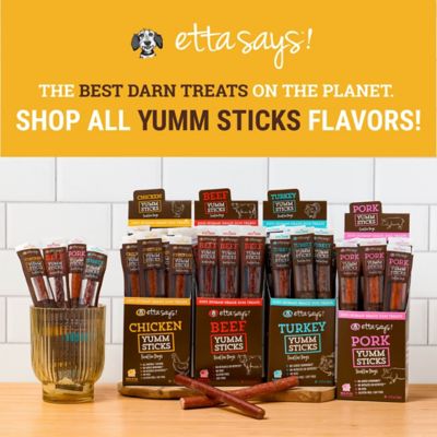 Image showing 6 th Etta Says! Chicken Yumm Sticks Dog Chew