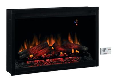 Image showing  Electric Indoor Traditional Built-In Fireplace Insert, 36 in., 120V