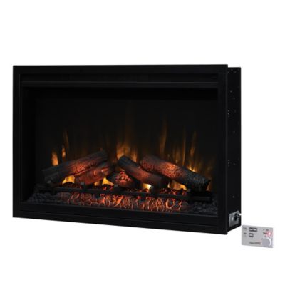 Image showing 5 th ClassicFlame Electric Indoor Traditional Built-In Fireplace Insert, 36 in., 120V