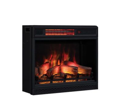 ClassicFlame 23 in. 3D Infrared Quartz Electric Fireplace Insert with Safer Plug and Safer Sensor