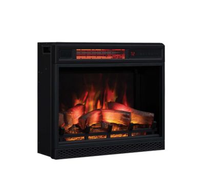 ClassicFlame Electric Indoor 3D Infrared Quartz Fireplace Insert with Safer Plug and Safer Sensor, 23 in.