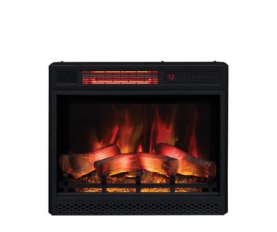 Image showing  Electric Indoor 3D Infrared Quartz Fireplace Insert with Safer Plug and Safer Sensor, 23 in.
