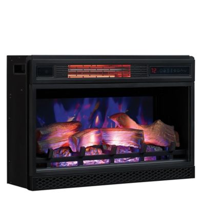 Image showing  Electric Indoor 3D Infrared Quartz Fireplace Insert with Safer Plug and Safer Sensor, 26 in.
