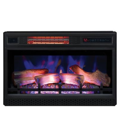 Image showing  Electric Indoor 3D Infrared Quartz Fireplace Insert with Safer Plug and Safer Sensor, 26 in.