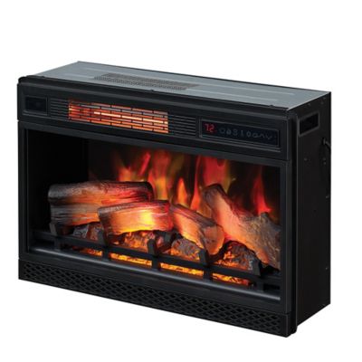 Image showing 6 th ClassicFlame Electric Indoor 3D Infrared Quartz Fireplace Insert with Safer Plug and Safer Sensor, 26 in.