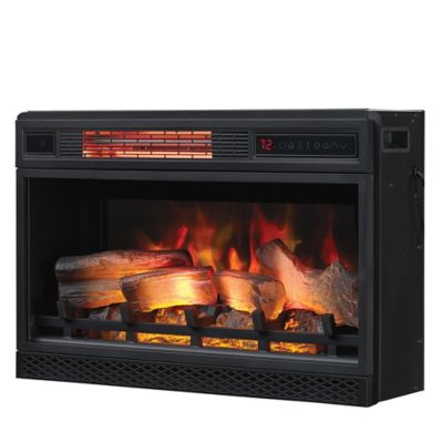 Image showing 7 th ClassicFlame Electric Indoor 3D Infrared Quartz Fireplace Insert with Safer Plug and Safer Sensor, 26 in.