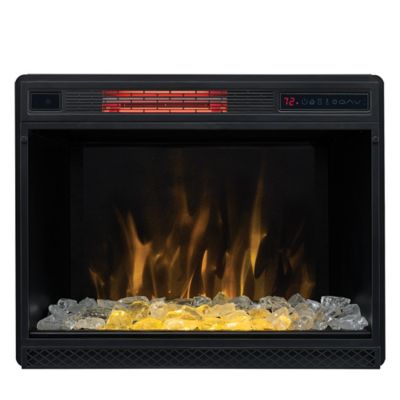 Image showing 6 th ClassicFlame 29.13 in. 3D Infrared Quartz Electric Fireplace Insert with Safer Plug and Safer Sensor