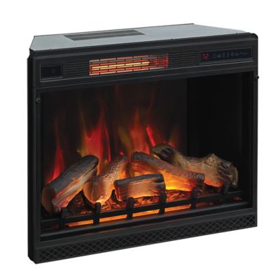 Image showing 8 th ClassicFlame 29.13 in. 3D Infrared Quartz Electric Fireplace Insert with Safer Plug and Safer Sensor