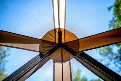 Image showing 3 th CLAM 94 in. H Sky Camper Screen Shelter 6 Screen Room