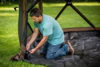 Image showing 11 th CLAM 94 in. H Sky Camper Screen Shelter 6 Screen Room