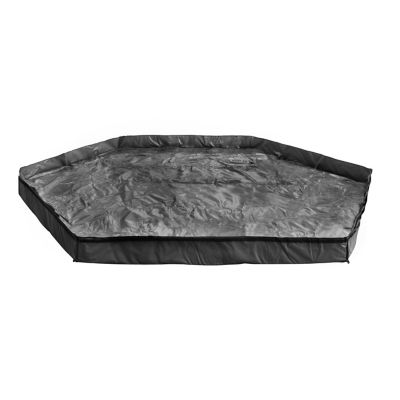 CLAM Pavilion Floor, Black, 110 sq. ft. Coverage Area, 15 MPH Wind Resistance, 0.5 in. Frame, 18 in. Opening