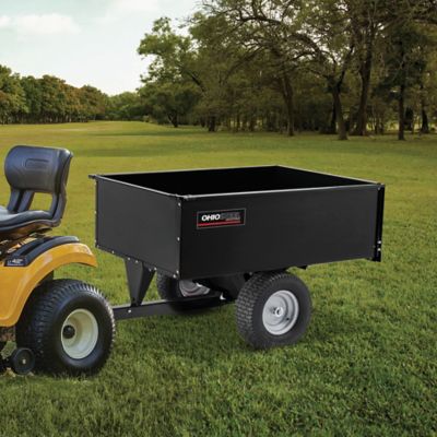 Image showing  Tow-Behind 16 cu. ft. Swivel Dump Cart, 1,250 lb. Capacity