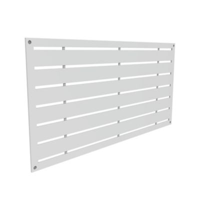 Image showing  4 ft. x 2 ft. Decorative Screen Panel, Boardwalk White