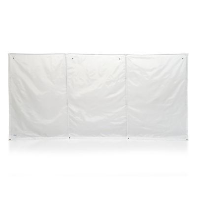 WallUp! 6 ft. x 12 ft. Privacy Wall, White