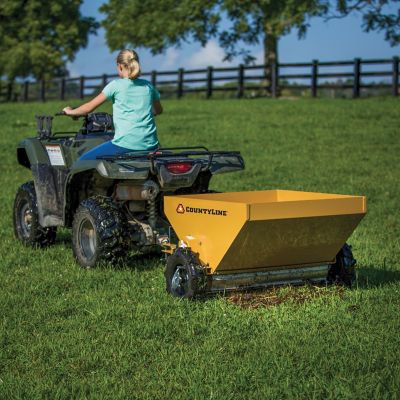 Image showing  300 lb. Capacity 10 Bushel ATV Manure Spreader