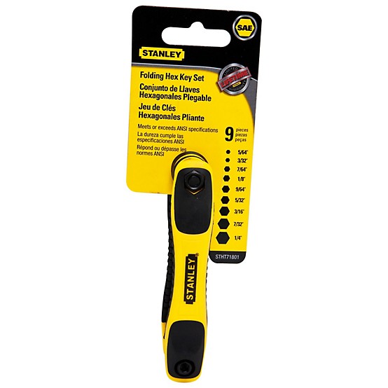 SAE Folding Hex Key Set, 5 Pc. SAE Folding Hex Key Set, 5 Pc.