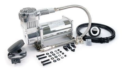 VIAIR 380C 200 PSI Chrome Single Compressor Kit, 12V