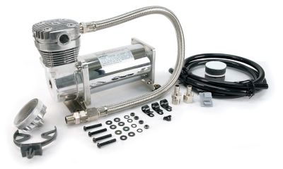 VIAIR 420C Chrome Compressor Kit with 3/8 Port, 12V, 150 PSI