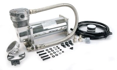 VIAIR 460C Chrome Compressor Kit with 3/8 Port, 12V, 150PSI