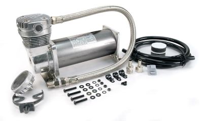 VIAIR 480C Chrome Single Air Compressor Kit, 200 PSI, 12V