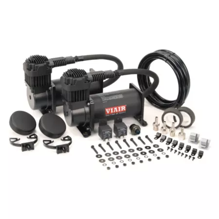 VIAIR Dual Black Stealth 400C Air Compressor Value Pack 150 PSI Portable Air Compressors