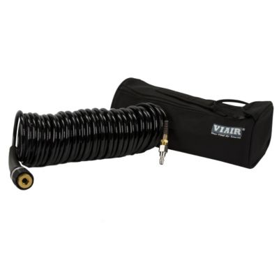 VIAIR 30 ft. Extension Braided Black Coil Hose, 31