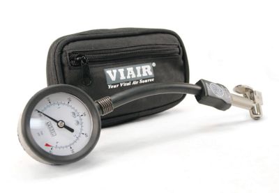 VIAIR 0-60 PSI 3-in-1 Air Down Tire Pressure Gauge, Press-On Chuck