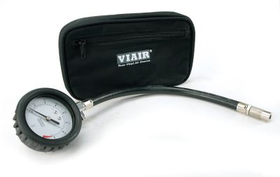 VIAIR 0-35 PSI 2.5 in. Tire Pressure Gauge with Hose