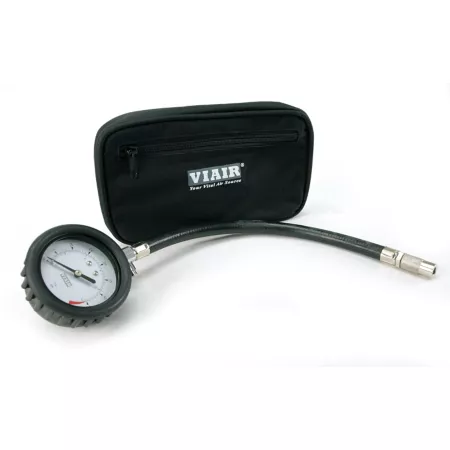 VIAIR 0-35 PSI 2.5 in Tire Pressure Gauge with Hose Tire Pressure Gauges