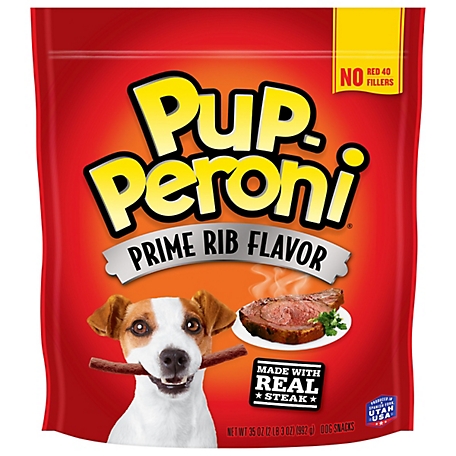 Pup-Peroni Prime Rib Beef Flavor Dog Treats, 35 oz.