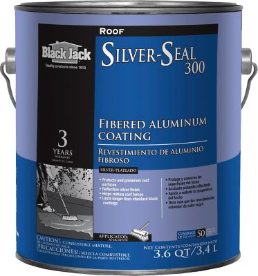 Black Jack 3.6 qt. Silver-Seal 300 Fibered Aluminum Roof Coating