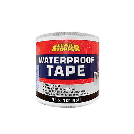 Flex Seal Family of Products Flex Tape Clear 4 in. x 5 ft. Strong Rubberized Waterproof Tape (4-Piece)