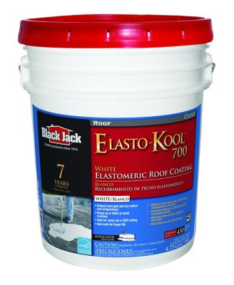 Black Jack 4.75 gal. Elasto-Kool 700 7-Year White Elastomeric Roof Coating