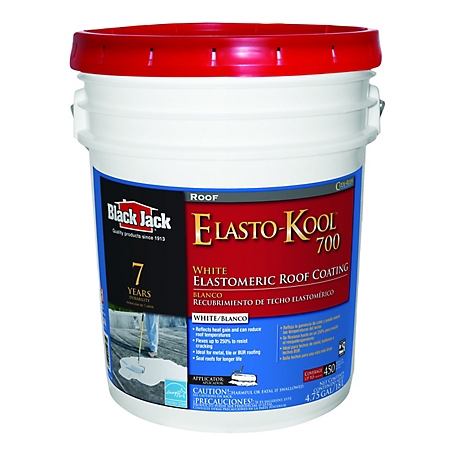Black Jack 4.75 gal. Elasto-Kool 700 7-Year White Elastomeric Roof Coating