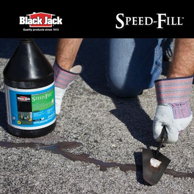Image showing 6 th Black Jack 1 gal. Speed-Fill Elastic Crack Filler