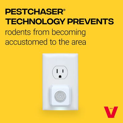 Image showing  PestChaser Rodent Repellent with Nightlight, 3-Pack, 1.69 in. x 1.75 in. x 1.75 in.