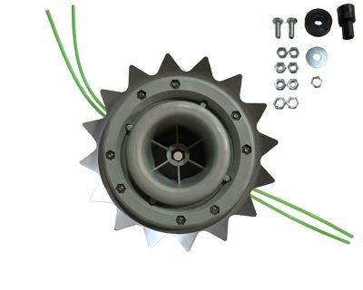 Image showing  Pro 16 in. Hybrid Brush and Grass Trimmer Attachment