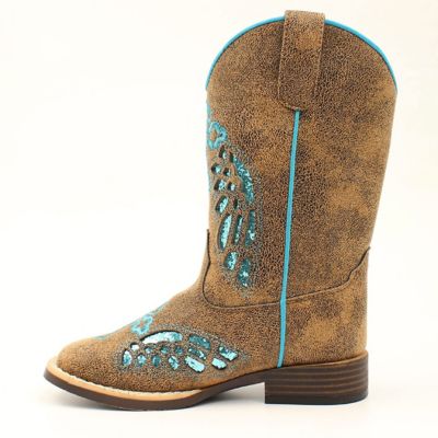 girls teal cowboy boots