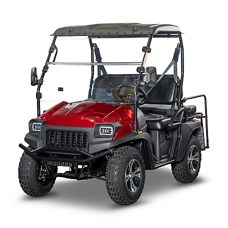 Bighorn Homestead 200 2-Speed Gas Golf Cart / UTV, Red